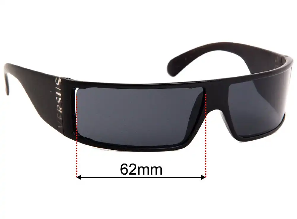 Sunglass Fix Replacement Lenses for Versus MOD-EW1 - 62mm Wide Sunglass Fix Replacement Lenses for Versus MOD-EW1 - 62mm Wide