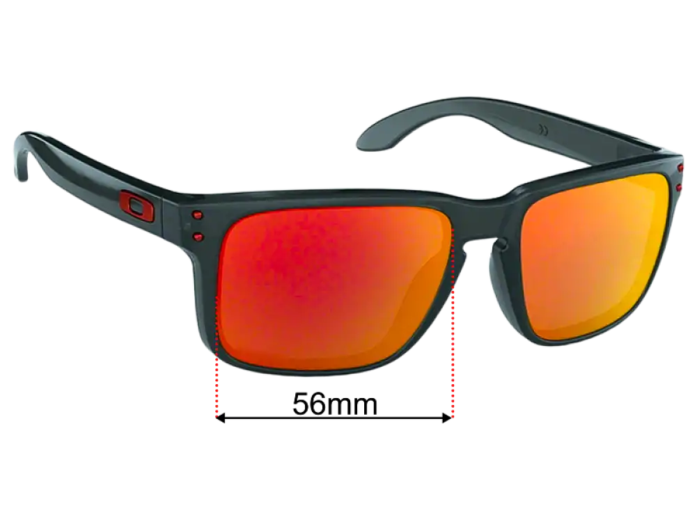 Sunglass Fix Replacement Lenses for Oakley Holbrook OO9244 (Low Bridge Fit) - 56mm Wide Sunglass Fix Replacement Lenses for Oakley Holbrook OO9244 (Low Bridge Fit) - 56mm Wide